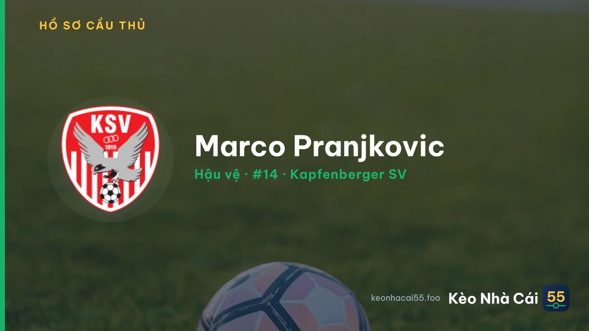 Marco Pranjkovic — Kapfenberger SV