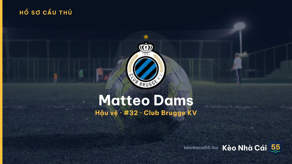 Matteo Dams — Club Brugge KV