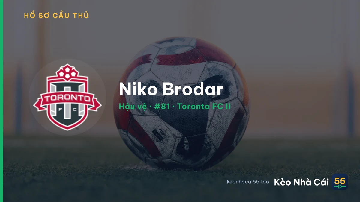 Niko Brodar — Toronto FC II