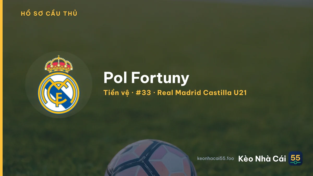 Pol Fortuny — Real Madrid Castilla U21