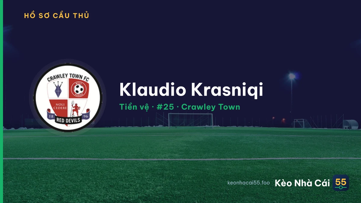 Klaudio Krasniqi — Crawley Town
