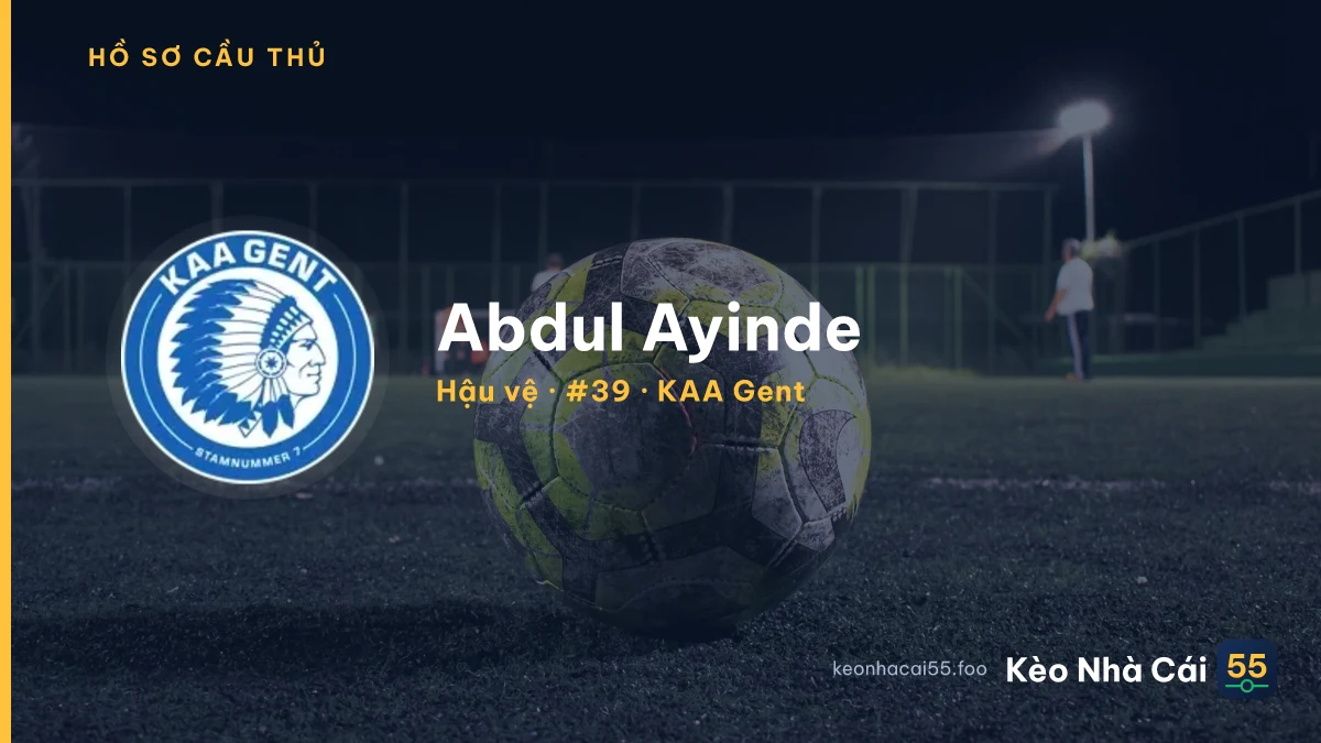 Abdul Ayinde — KAA Gent