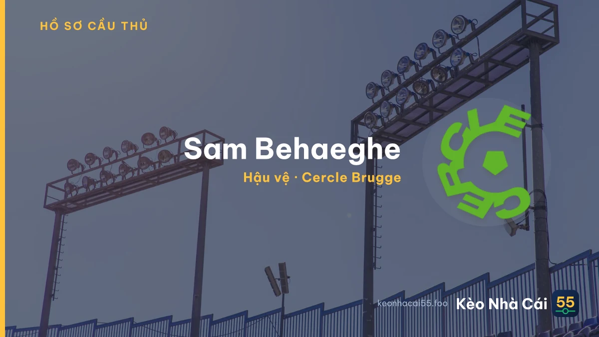 Sam Behaeghe — Cercle Brugge