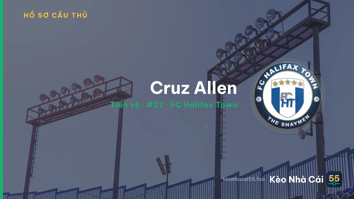 Cruz Allen — FC Halifax Town