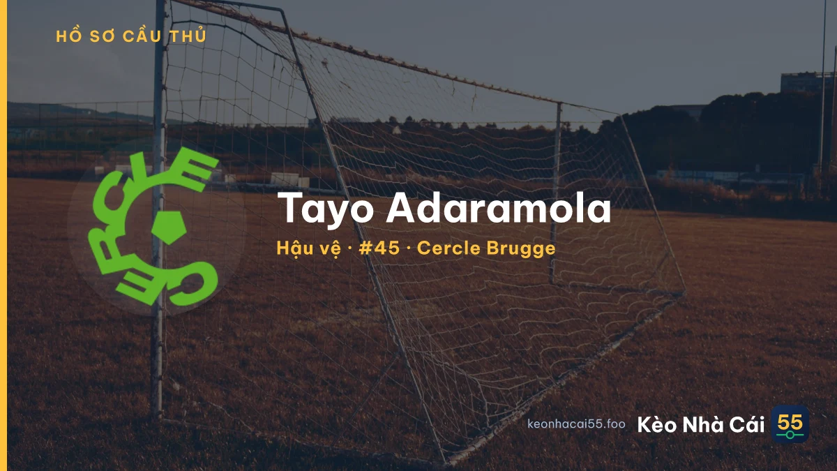 Tayo Adaramola — Cercle Brugge