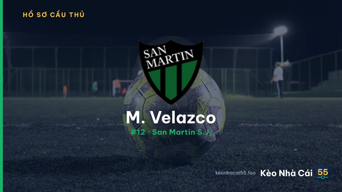 M. Velazco — San Martin S.J.