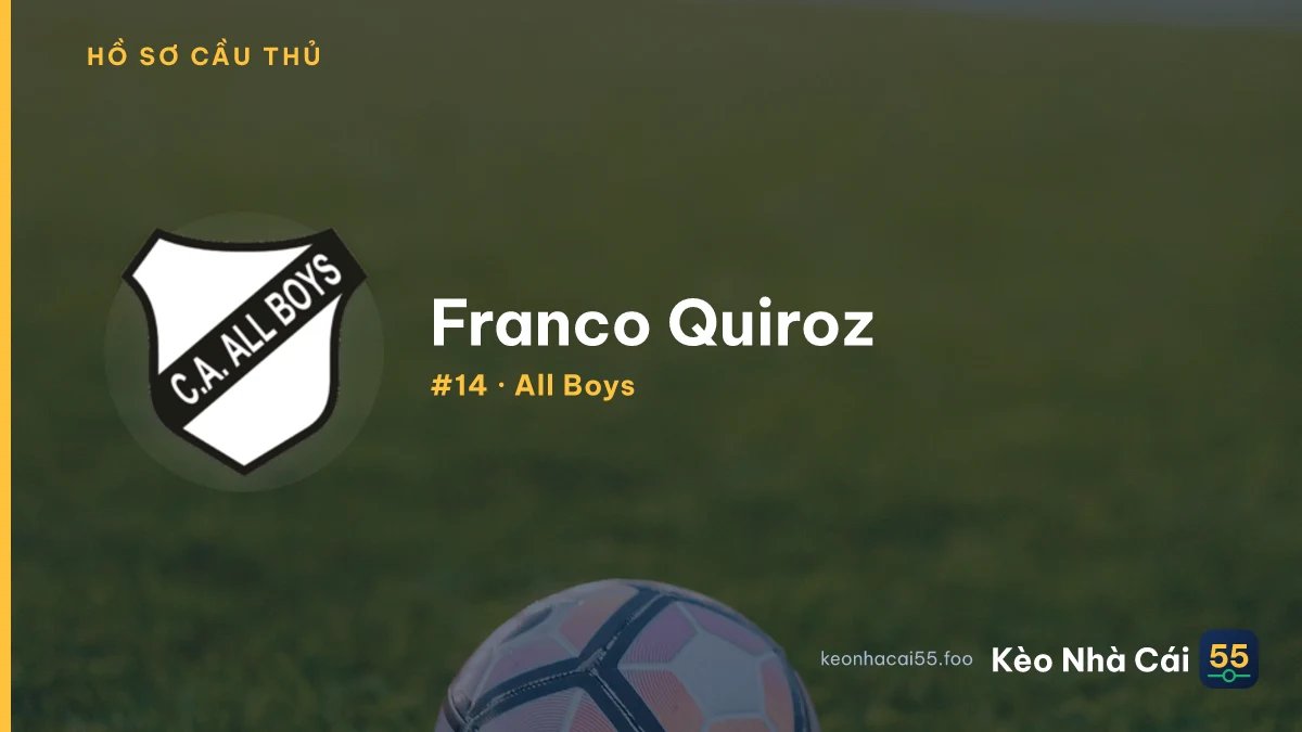 Franco Quiroz — All Boys