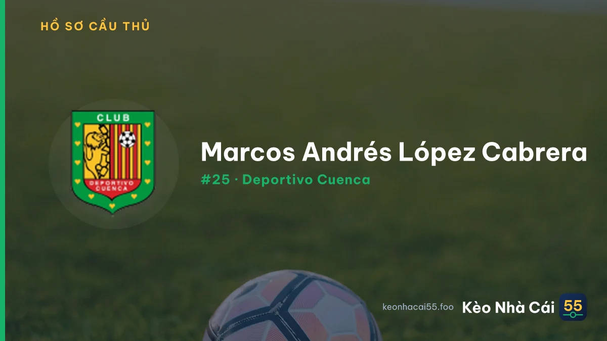 Marcos Andrés López Cabrera — Deportivo Cuenca