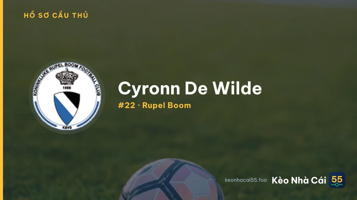 Cyronn De Wilde — Rupel Boom
