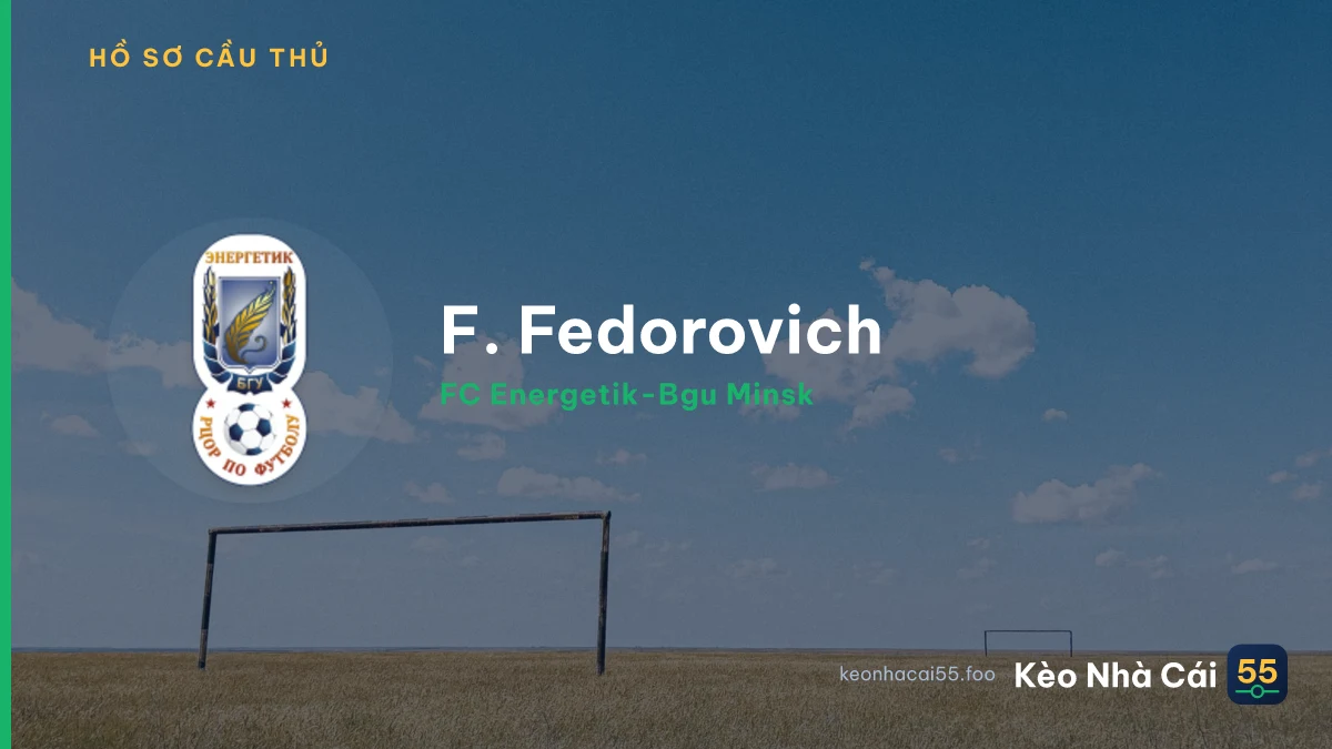 F. Fedorovich — FC Energetik-Bgu Minsk