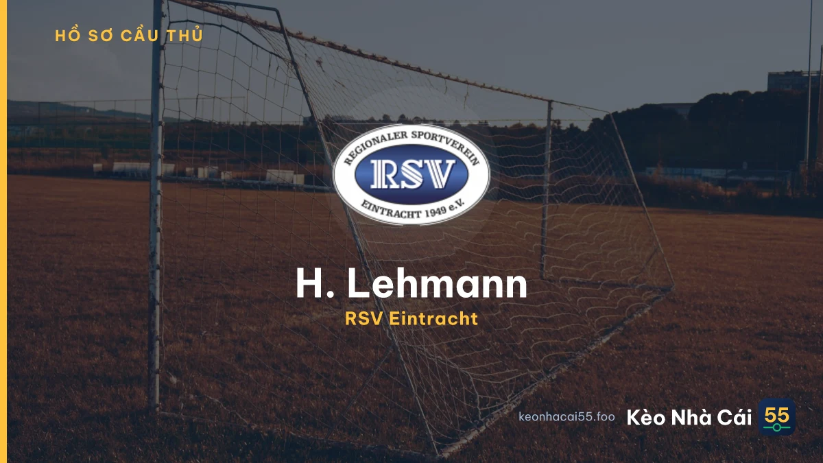 H. Lehmann — RSV Eintracht