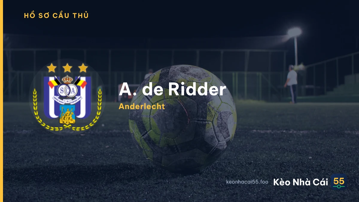 A. de Ridder — Anderlecht
