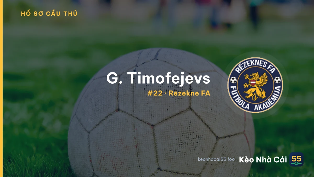 G. Timofejevs — Rēzekne FA