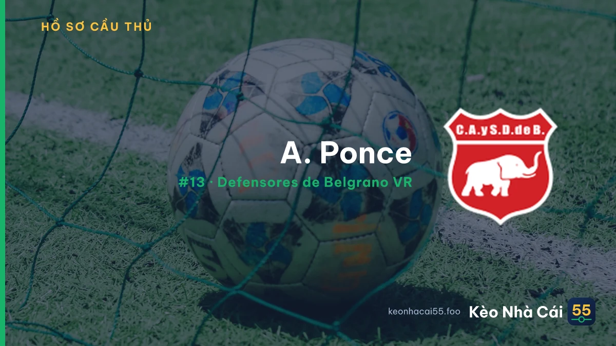 A. Ponce — Defensores de Belgrano VR