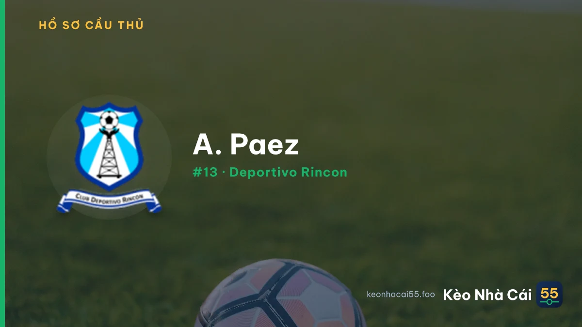 A. Paez — Deportivo Rincon