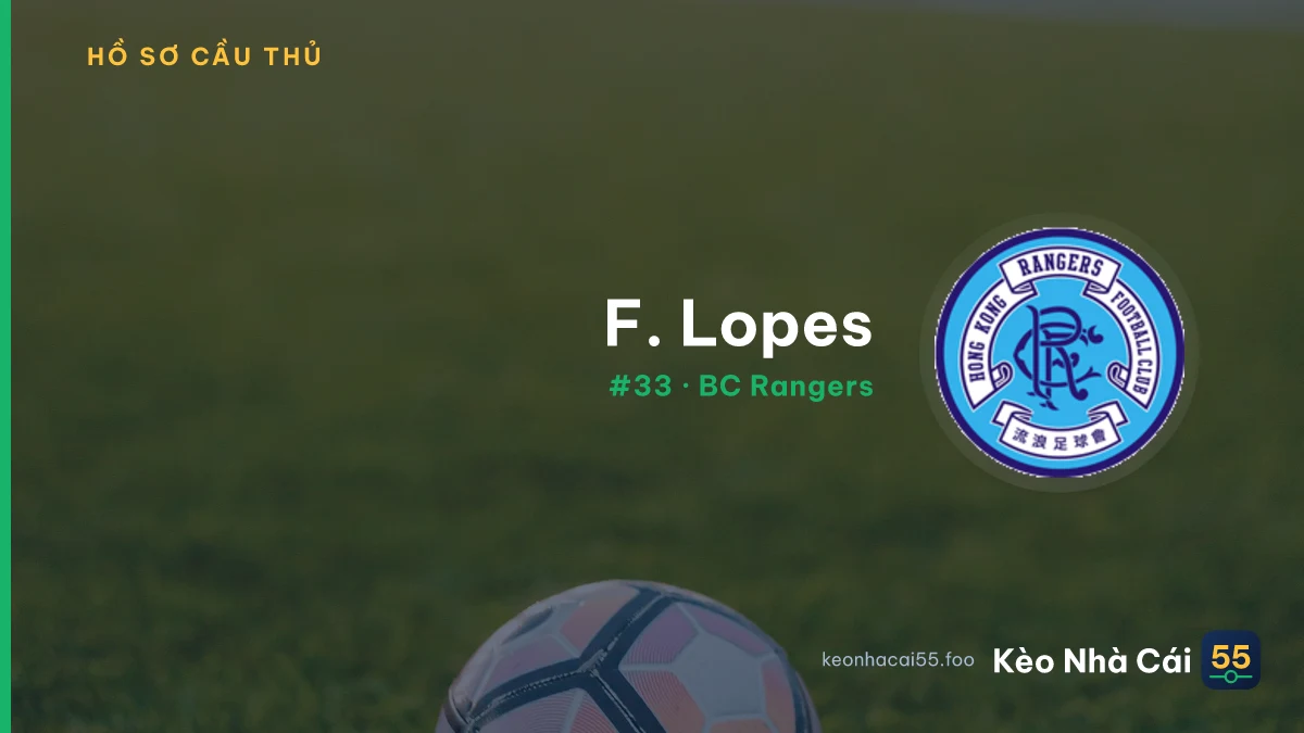 F. Lopes — BC Rangers