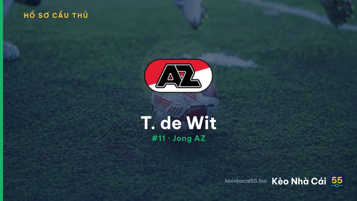 T. de Wit — Jong AZ