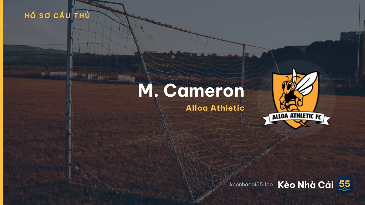 M. Cameron — Alloa Athletic