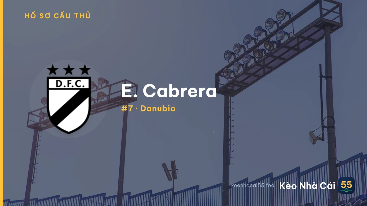 E. Cabrera — Danubio