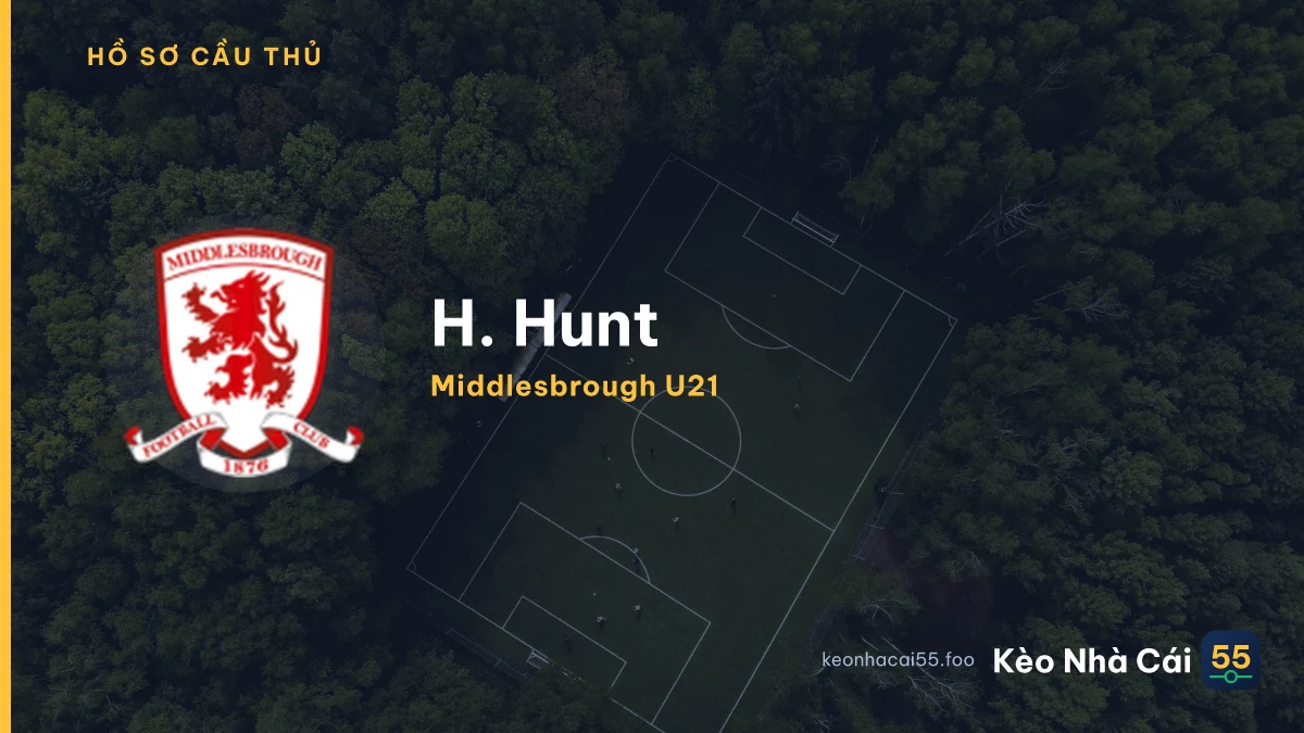 H. Hunt — Middlesbrough U21