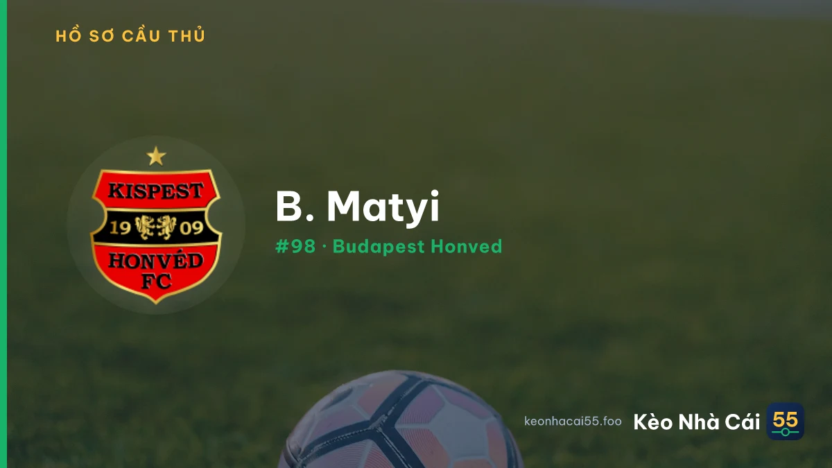 B. Matyi — Budapest Honved
