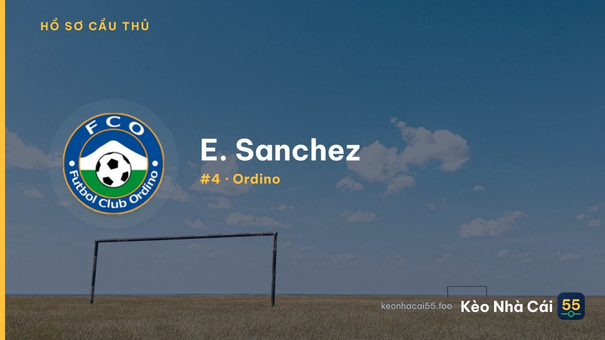 E. Sanchez — Ordino