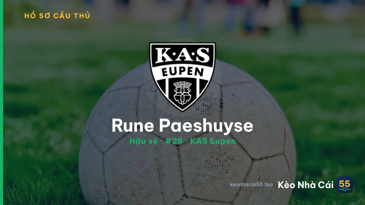 Rune Paeshuyse — KAS Eupen