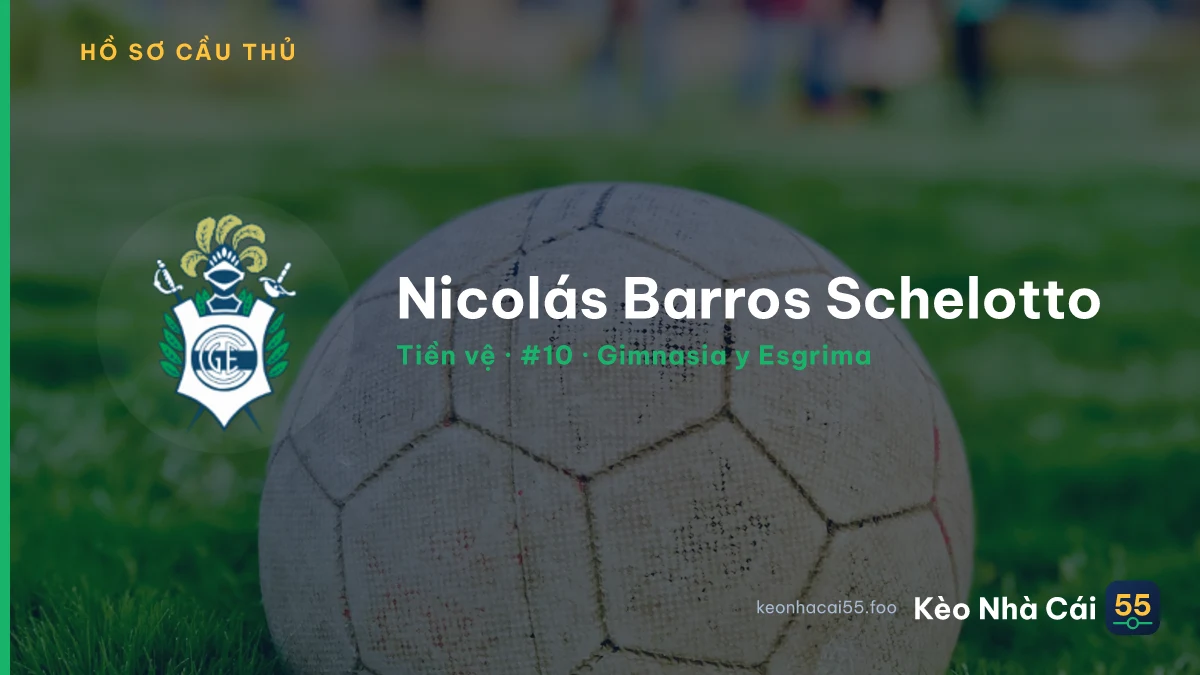 Nicolás Barros Schelotto — Gimnasia y Esgrima