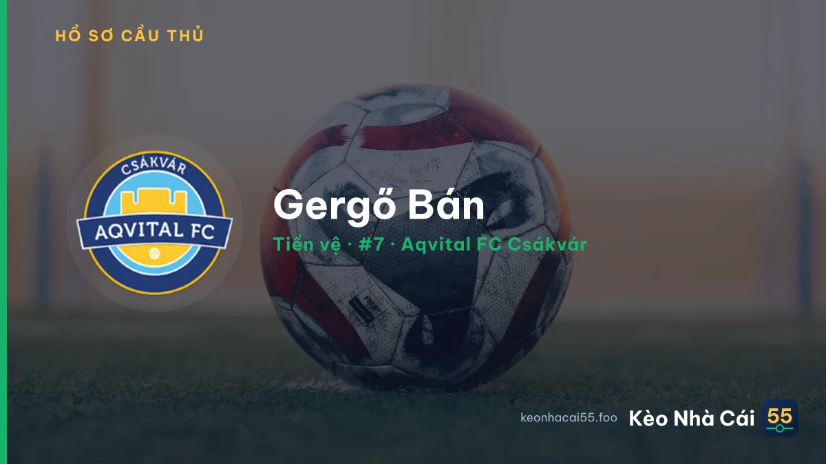 Gergő Bán — Aqvital FC Csákvár