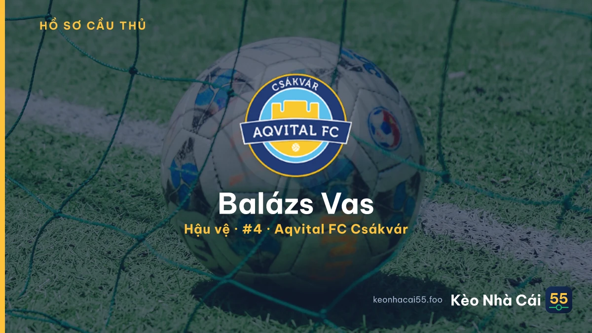 Balázs Vas — Aqvital FC Csákvár