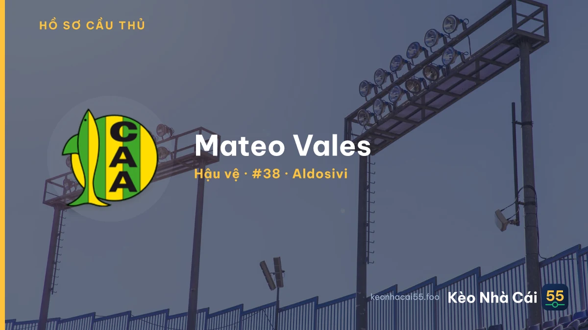 Mateo Vales — Aldosivi