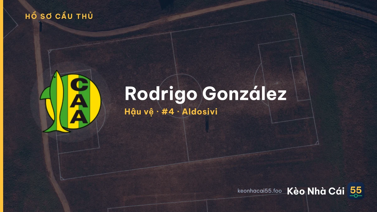Rodrigo González — Aldosivi