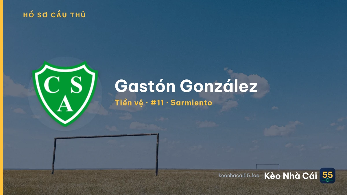 Gastón González — Sarmiento