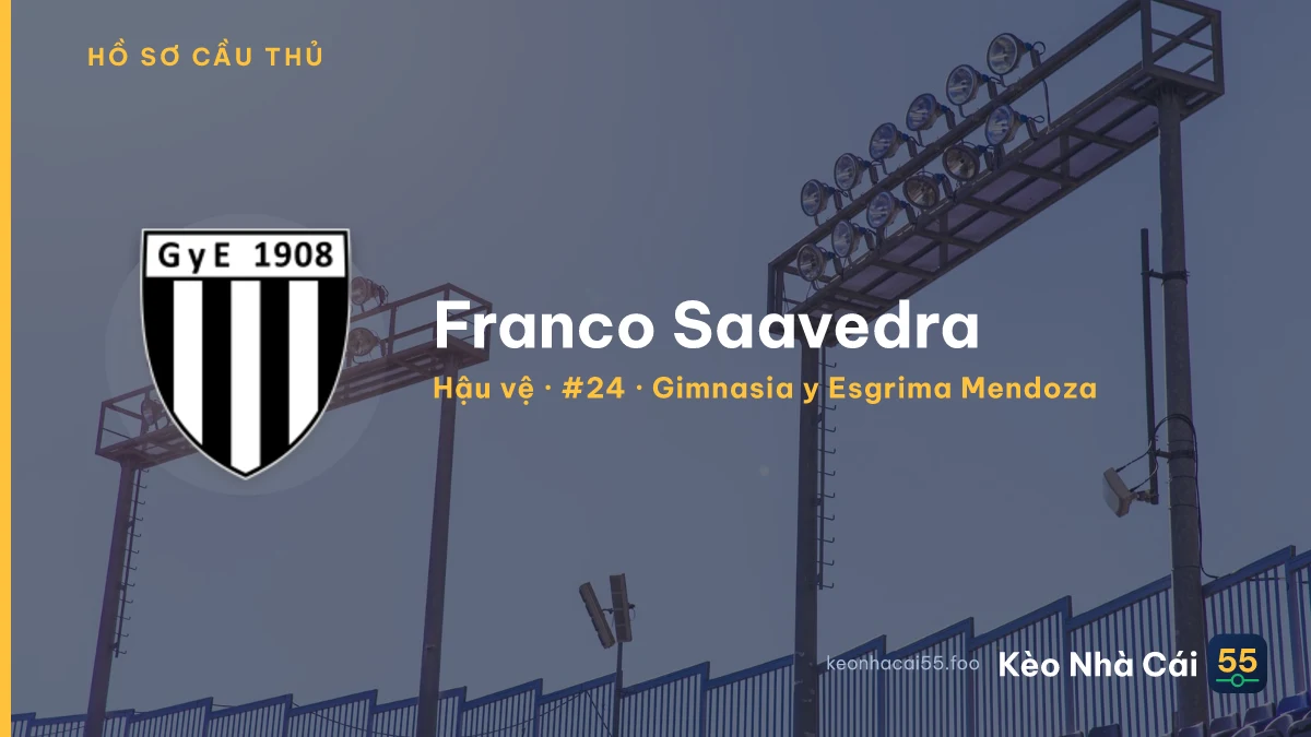Franco Saavedra — Gimnasia y Esgrima Mendoza