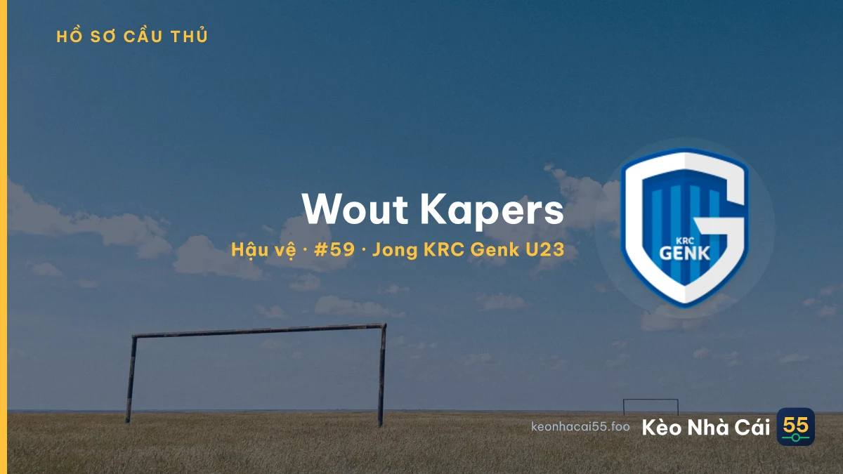 Wout Kapers — Jong KRC Genk U23