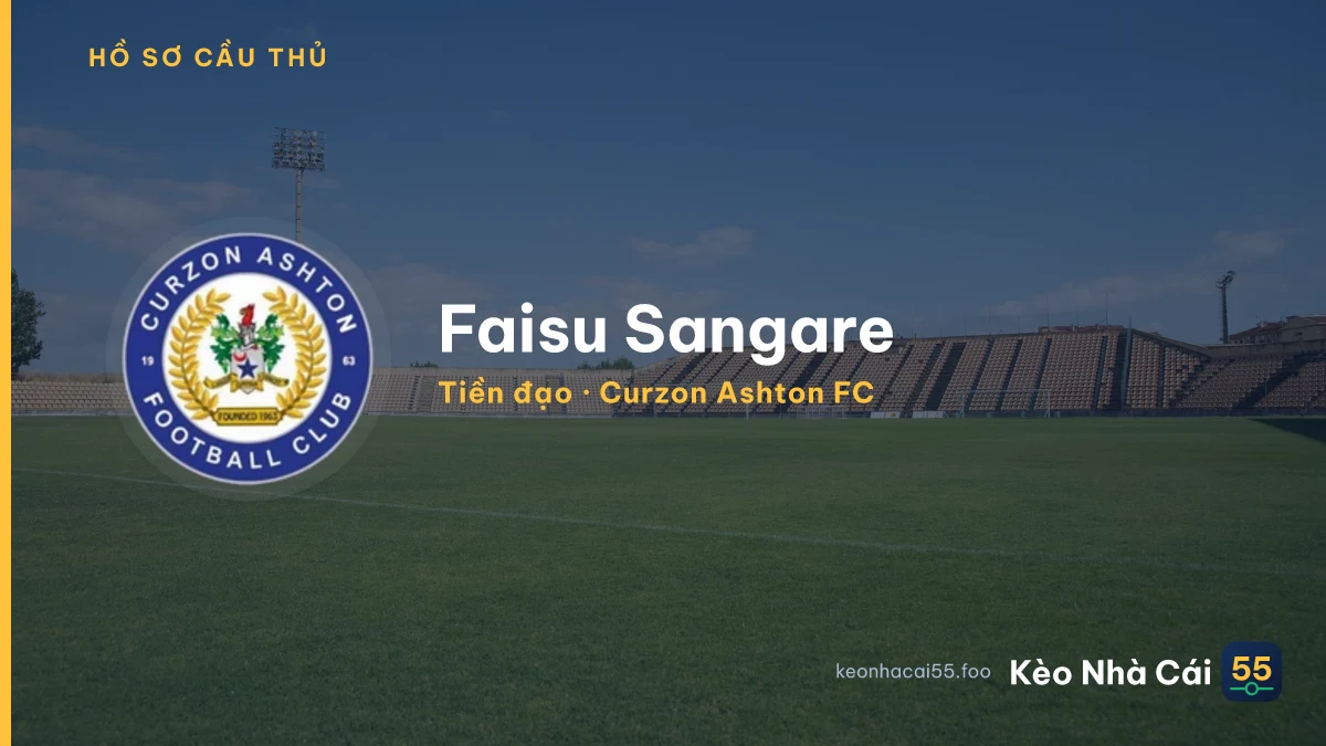 Faisu Sangare — Curzon Ashton FC