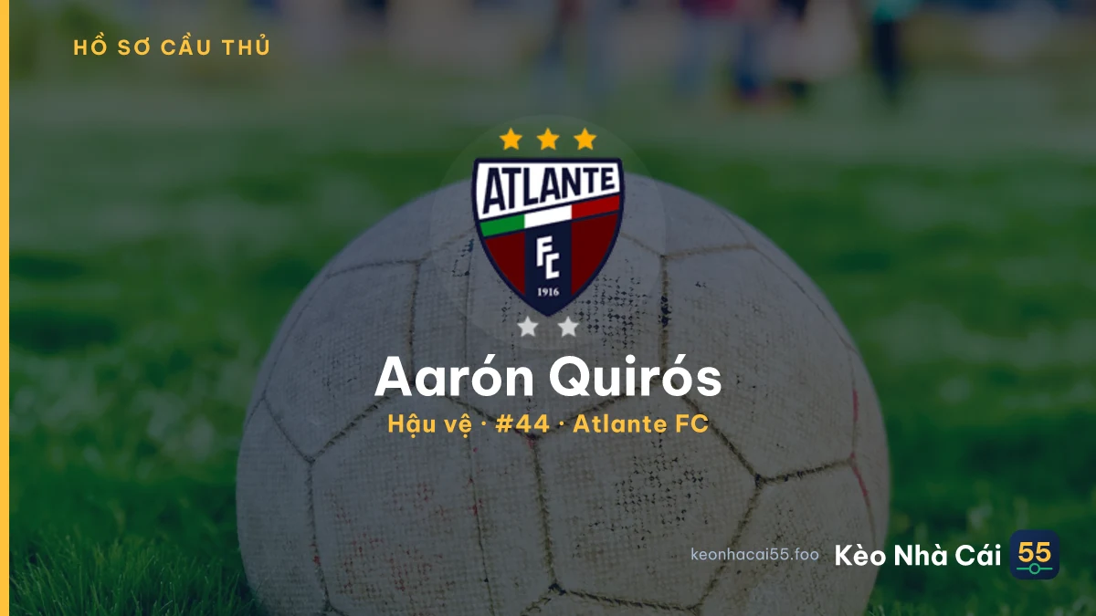 Aarón Quirós — Atlante FC