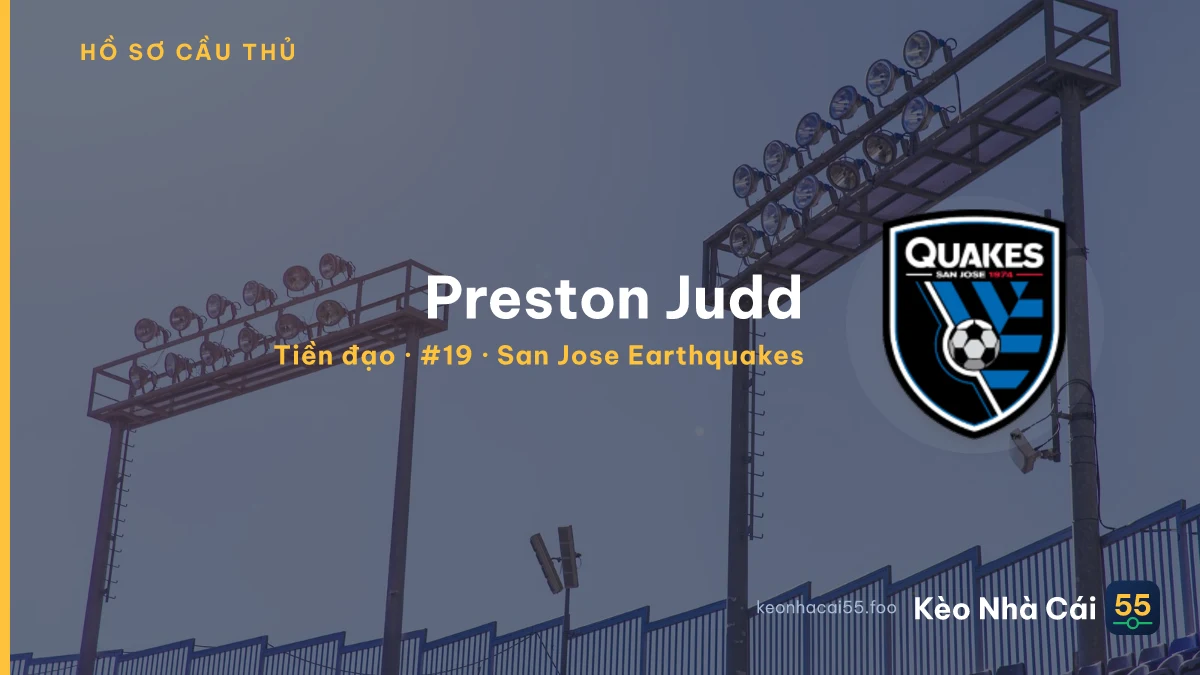 Preston Judd — San Jose Earthquakes