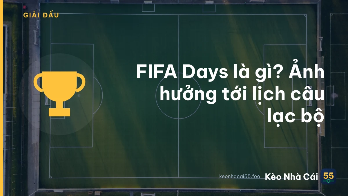 FIFA Days là gì? Ảnh hưởng tới lịch câu lạc bộ