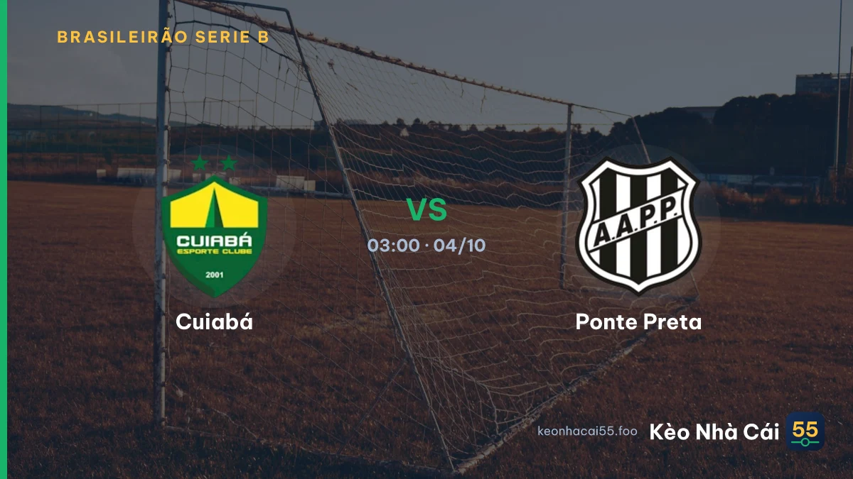 Nhận định Cuiabá vs Ponte Preta ngày 04/10/2026