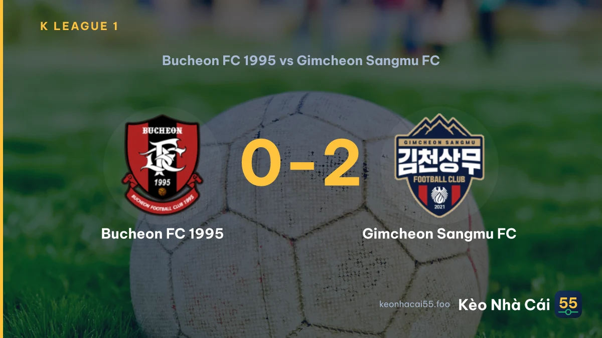 Nhận định Bucheon FC 1995 vs Gimcheon Sangmu FC ngày 19/09/2026