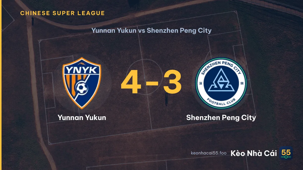 Nhận định Yunnan Yukun vs Shenzhen Peng City ngày 26/07/2026