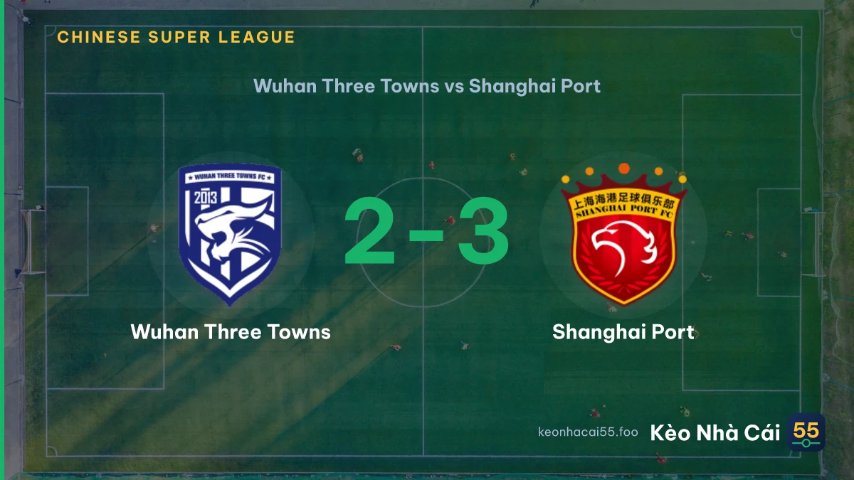 Nhận định Wuhan Three Towns vs Shanghai Port ngày 14/08/2026