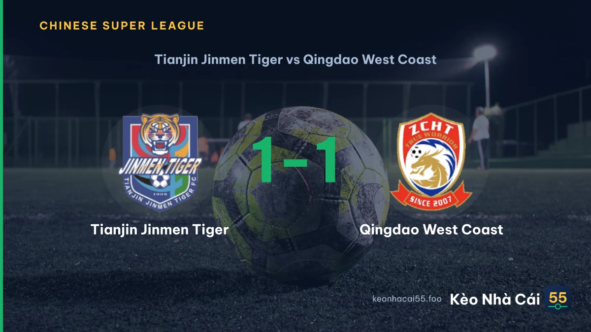 Nhận định Tianjin Jinmen Tiger vs Qingdao West Coast ngày 29/08/2026