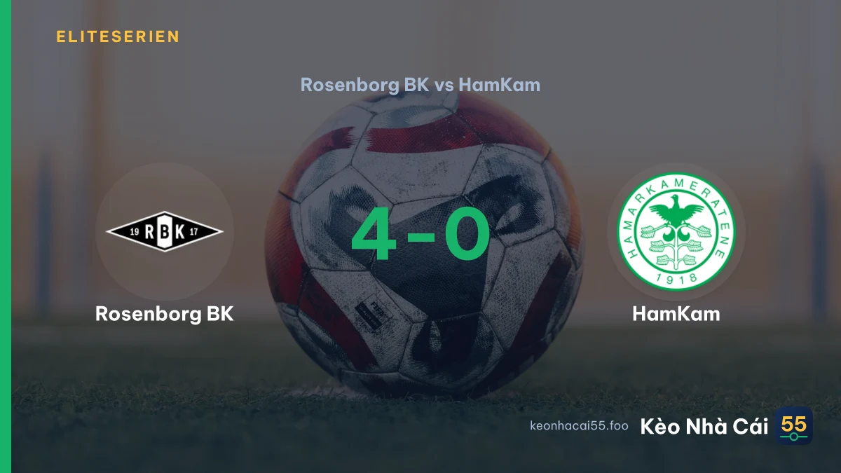 Nhận định Rosenborg BK vs HamKam ngày 05/09/2026