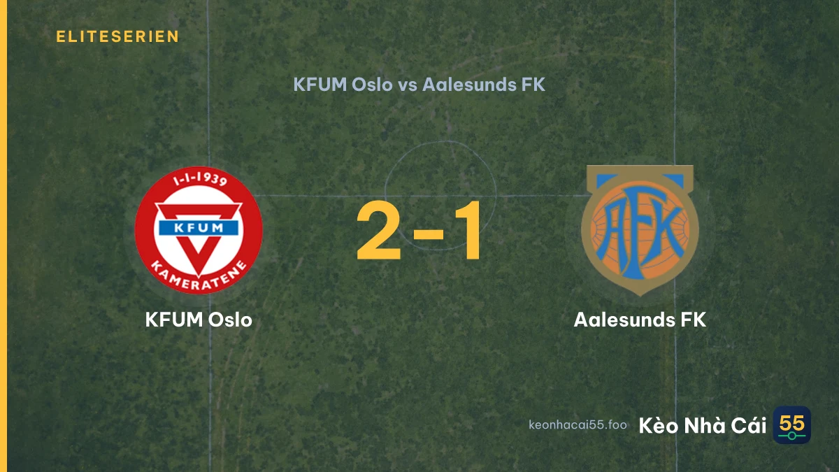 Nhận định KFUM Oslo vs Aalesunds FK ngày 13/09/2026