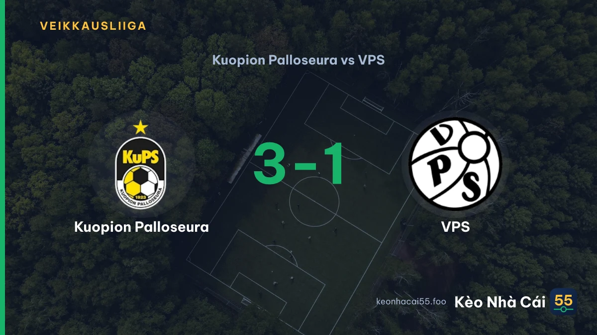 Nhận định Kuopion Palloseura vs VPS ngày 25/07/2026
