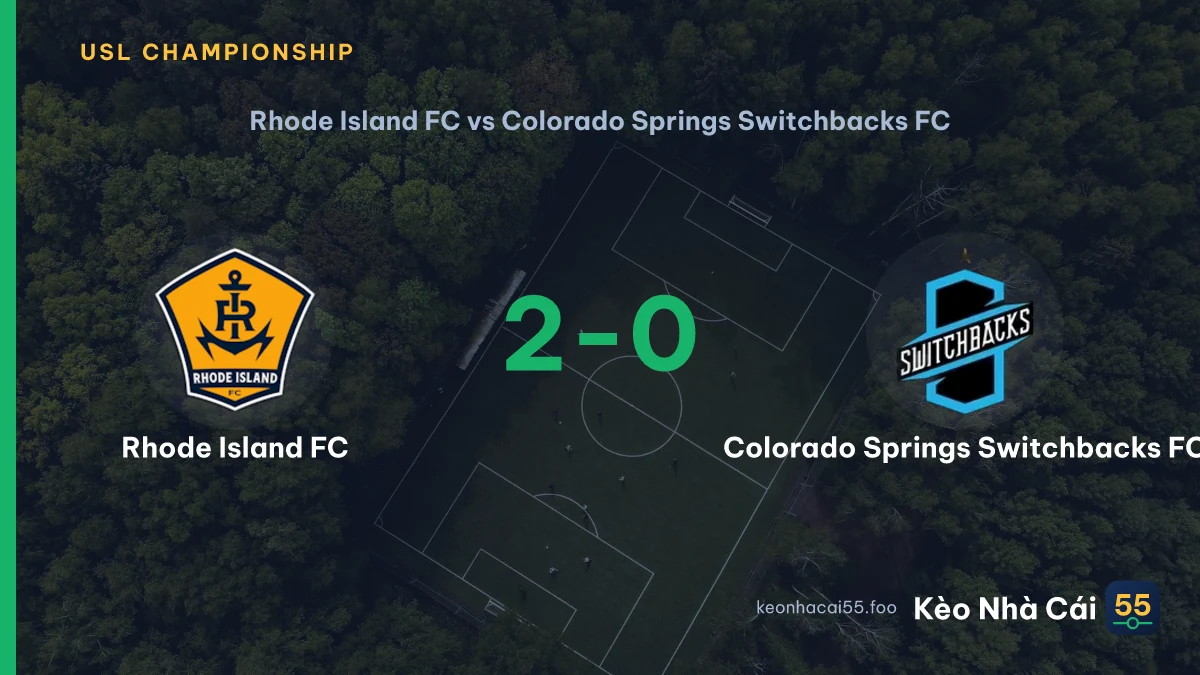Nhận định Rhode Island FC vs Colorado Springs Switchbacks FC ngày 09/08/2026