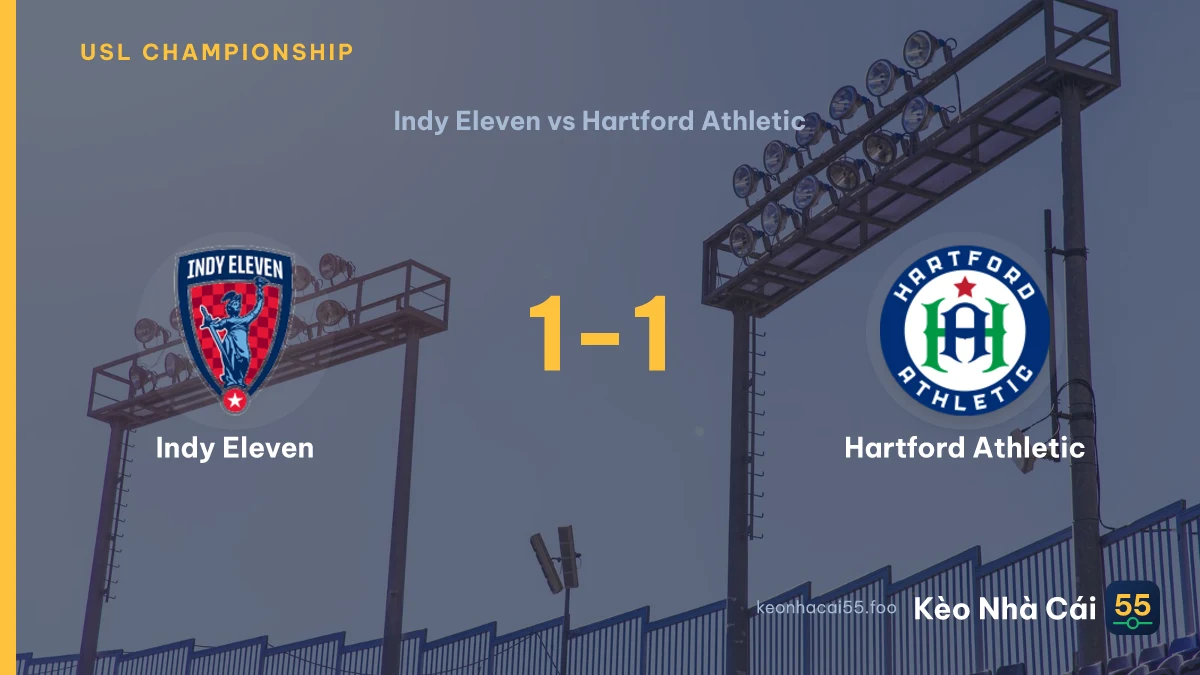 Nhận định Indy Eleven vs Hartford Athletic ngày 10/08/2026