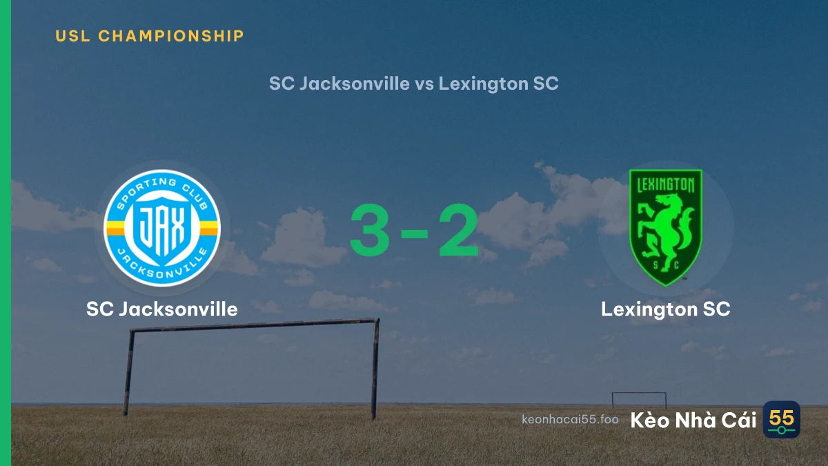 Nhận định SC Jacksonville vs Lexington SC ngày 06/09/2026